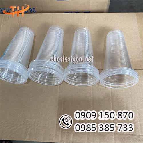 Ly nhựa sọc 500ml uy tín, sỉ rẻ