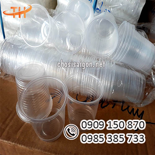 Ly nhựa 140ml nắp bằng giá sỉ ưu đãi