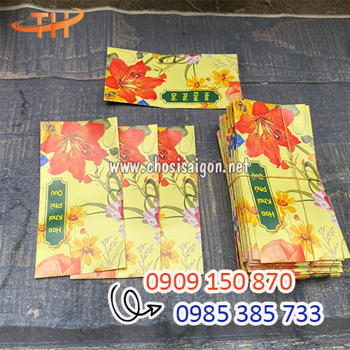 Bao lì xì tết đa dạng mẫu mã sỉ rẻ toàn quốc