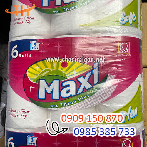 Giấy vệ sinh Maxi sỉ rẻ tại HCM