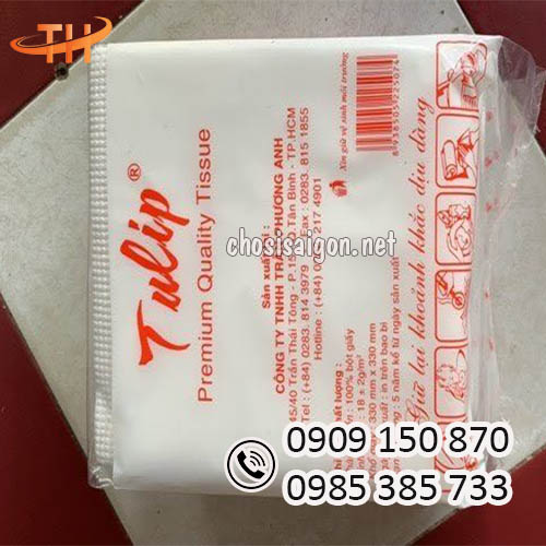 Khăn giấy vuông Tulip đa năng sỉ rẻ nhất