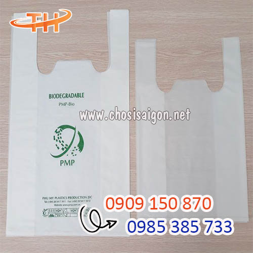 Túi xốp siêu thị in thông tin theo yêu cầu sỉ rẻ tận gốc