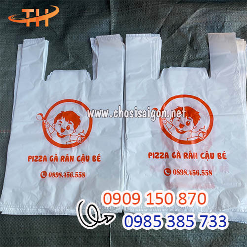 Sỉ rẻ túi xốp trắng sữa in theo yêu cầu