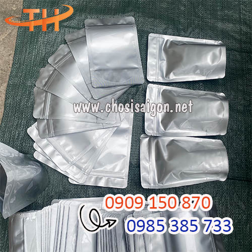 Túi zipper 2 mặt bạc thùng 25 ký giá tận gốc