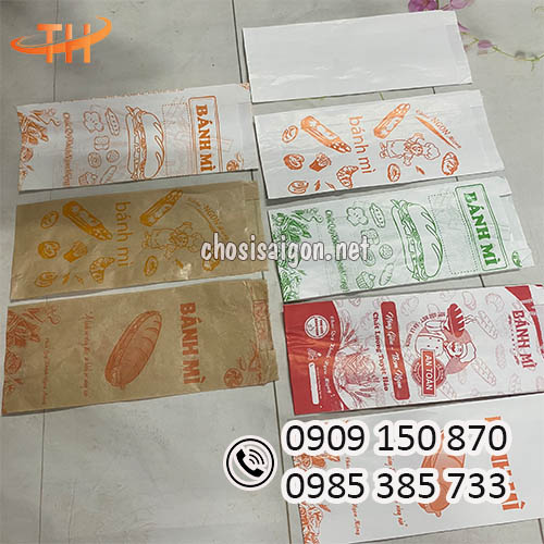 Túi giấy đựng bánh mì an toàn siêu ưu đãi
