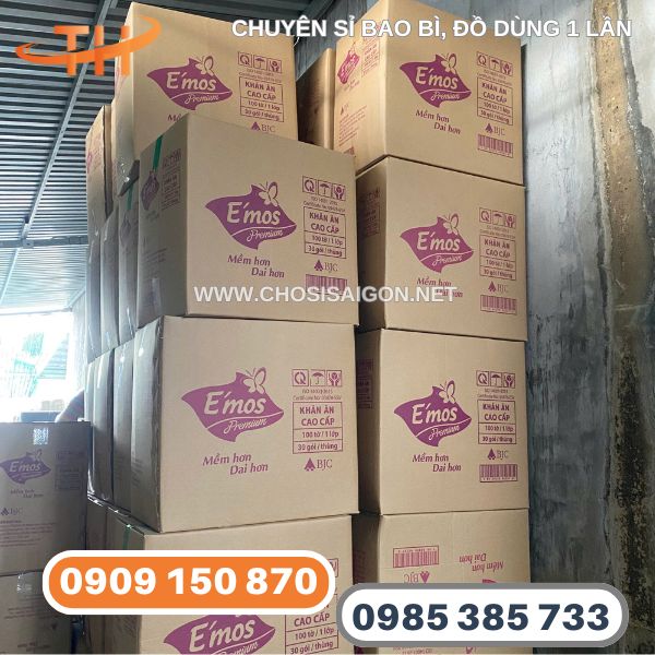 Giấy vuông E'mos số lượng lớn tại kho Thu Hồng