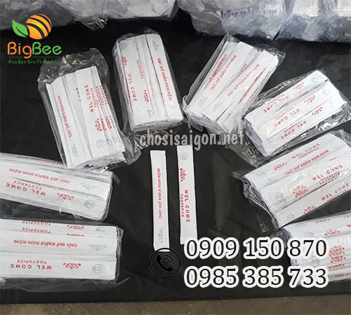 Tăm tre tiệt trùng bọc giấy giá sỉ rẻ tốt nhất