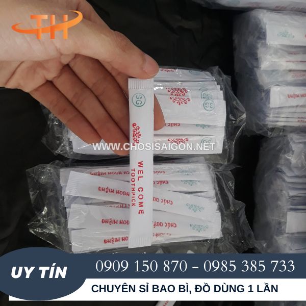 Tăm tre tiệt trùng bọc giấy an toàn sỉ rẻ