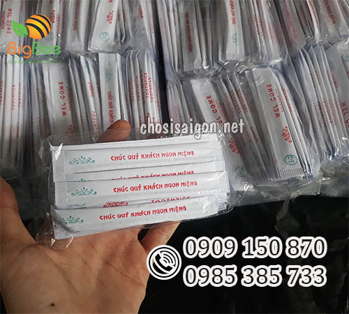 Tăm tre xỉa răng tiệt trùng 2 đầu nhọn sỉ rẻ tại HCM