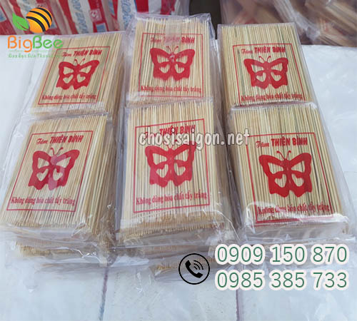 Tăm tre xỉa răng an toàn giá sỉ rẻ