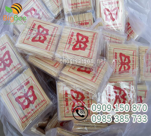 Tăm tre xỉa răng Thiên Bình giá sỉ