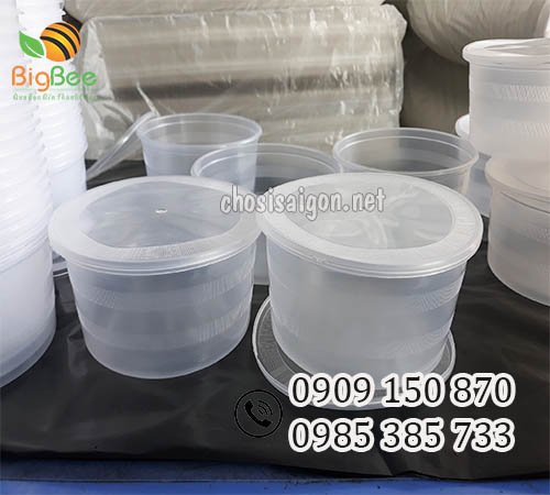 Tô nhựa 500ml có nắp giá tốt nhất