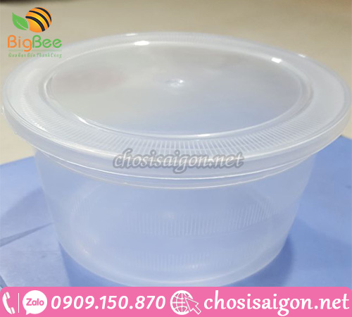 Tô nhựa, thố nhựa có nắp 500ml giá sỉ rẻ