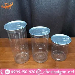 HŨ NHỰA PET NẮP NHÔM XÉ