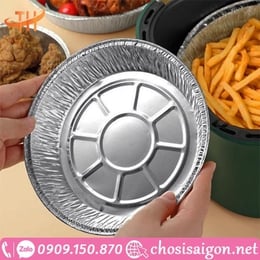 KHAY GIẤY BẠC LÓT NỒI CHIÊN KHÔNG DẦU