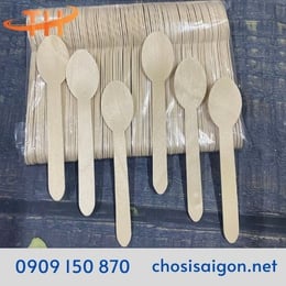 MUỖNG GỖ 16CM DÙNG 1 LẦN