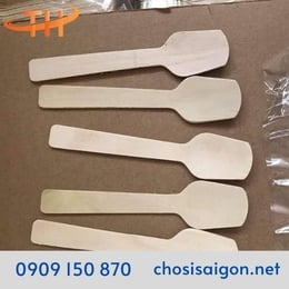 MUỖNG GỖ ĂN KEM 9.5CM