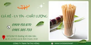 Sỉ ống hút bã mía tự huỷ - an toàn - giá ưu đãi TP.HCM