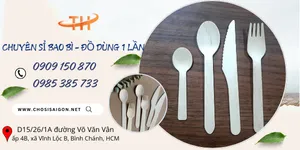Bộ 3 thìa, dao, nĩa gỗ giá tốt bỏ sỉ tại Bình Chánh, HCM