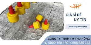 Chai nhựa đựng tương ớt, tương cà, tương đen nắp nhọn giá rẻ tại TP.HCM