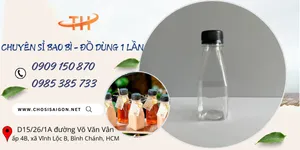 Điểm mua chai nhựa vuông vát 150ml giá sỉ rẻ nhất