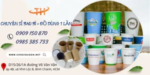 Cốc giấy chính hãng, giá rẻ ở Bình Chánh, HCM