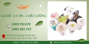 Cuộn màng ép ly trà sữa, nước ép – giá rẻ nhất cho đơn sỉ