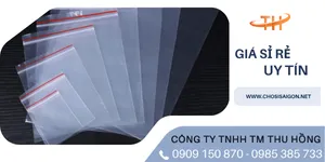 Đa dạng kích thước túi zip chỉ đỏ giá rẻ cho các khách sỉ