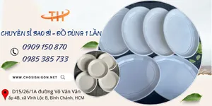 Bán dĩa nhựa nhỏ đựng bánh kem sinh nhật sỉ rẻ Bình Chánh, HCM