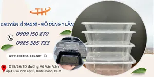 Điểm bỏ sỉ hộp nhựa chữ nhật 500ml, 650ml, 750ml, 1000ml uy tín nhất