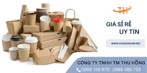 Nguồn cung cấp đồ dùng 1 lần bằng giấy uy tín, giá rẻ tại TP.HCM