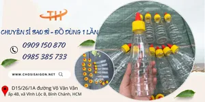 Xưởng giá rẻ tận gốc vỏ chai nhựa đựng tương tại Sài Gòn