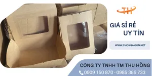 Hộp giấy kraft cửa sổ giá sỉ – đẹp – tiện – an toàn