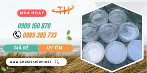 Hộp mica tròn có nắp đựng hạt điều, đồ khô, yến sào, hương trầm, kẹo mứt giá rẻ
