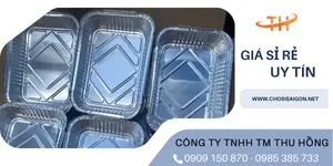 Sẵn kho hộp nhôm chữ nhật đựng thức ăn giá tốt nhất HCM