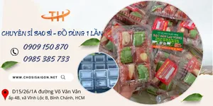 Giá sỉ rẻ hộp nhựa trong ghim bấm đựng nem chua, trái cây cắt sẵn, bánh, kẹo, mứt