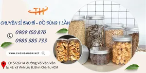 Hũ nhựa đóng gói thực phẩm, mứt, bánh, kẹo, hạt ngày tết giá rẻ tại Bình Chánh, HCM