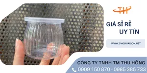 Nhập sỉ hũ nhựa đựng sữa chua có khía giá tốt cho đại lý