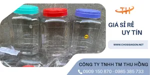 Nhập sỉ hũ nhựa đựng thực phẩm giá rẻ, nguồn hàng ổn định