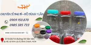 Hũ nhựa đựng thực phẩm giá xưởng rẻ cho các cửa hàng