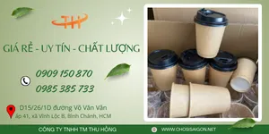 Ly giấy kraft có nắp – bán sỉ số lượng lớn cho đại lý