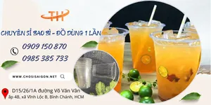 Xưởng ly nhựa đựng nước mía, trà chanh, nước dừa giá siêu rẻ