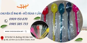 Chuyên sỉ muỗng nhựa bọc màng cao cấp giá rẻ nhất TP.HCM