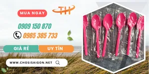 Muỗng nhựa bọc màng giá rẻ bán uy tín tại Bình chánh, HCM