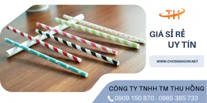 Ống hút giấy nhiều kích cỡ – Sỉ rẻ tại kho TP.HCM