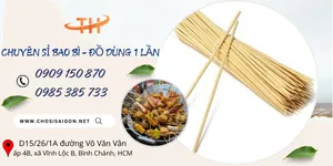 Kho que xiên tre thực phẩm dùng 1 lần giá rẻ nhất Sài Gòn