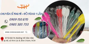 Bán giá rẻ ưu đãi thìa nhựa trà sữa bọc màng