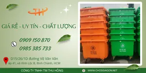 Đặt mua thùng rác 660 lít giá rẻ – chất lượng tốt tại Bình Chánh