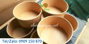 Tô giấy kraft 1000ml giá sỉ rẻ toàn quốc