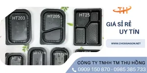 Tổng kho hộp nhựa 1,2,3,4 ngăn đế đen giá tận gốc
